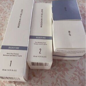 Rodan + Fields Redefine Regimen SET OF 4 Step Kit Cleanser Toner AM & PM